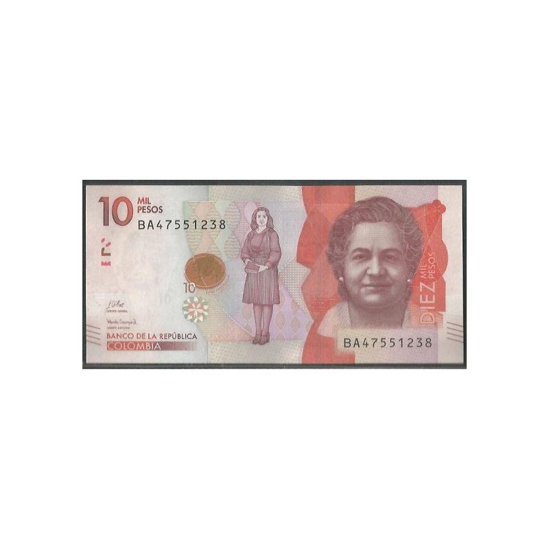 Billete de 10.000 Pesos 27 Jul 2021 BA BGWNF10-12