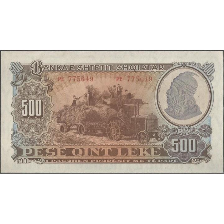 Albania 500 Leke 1957 P31a