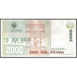 Billete de 2.000 Pesos 12 Oct 2001 BGW480