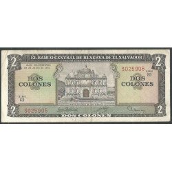 El Salvador, 2 Colones 24...