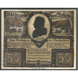 Alemania - Artern 50 Pfennig Oct 1923 Serie X 6