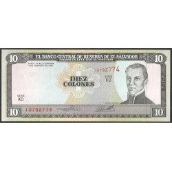 El Salvador, 10 Colones 9...
