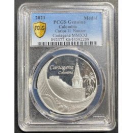 Cartagena 2021 3° Convencion int. de Historiadores Numismaticos Plata