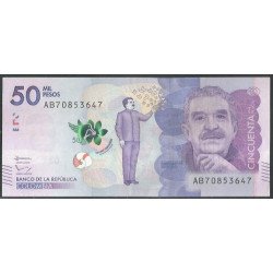 Billete de 50.000 Pesos 19...