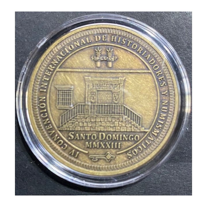 Santo Domingo 2023 4° Convencion int. de Historiadores Numismaticos reverso
