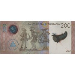 Nicaragua, 200 Cordobas 26 Mar 2014 P213