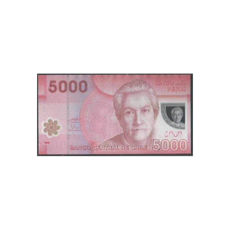 Chile, 5.000 Pesos 2011 P163b
