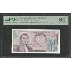 Billete de 10 Pesos 20 Jul 1974 BGW194