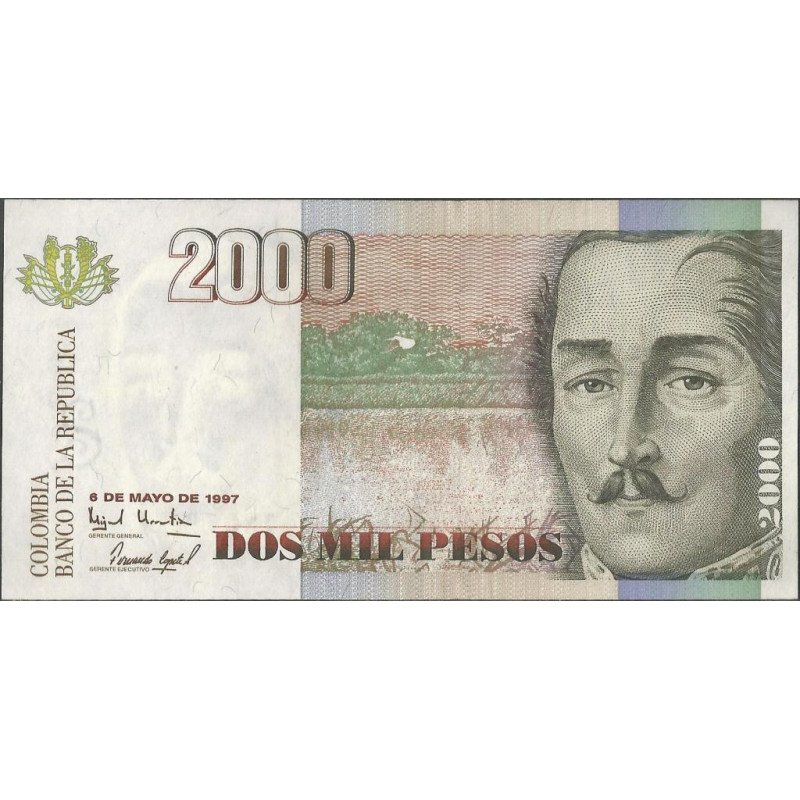 Billete de 2.000 Pesos 6 May 1997 BGW466