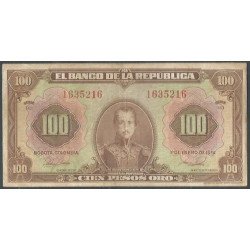 Billete de 100 Pesos 1 Ene...