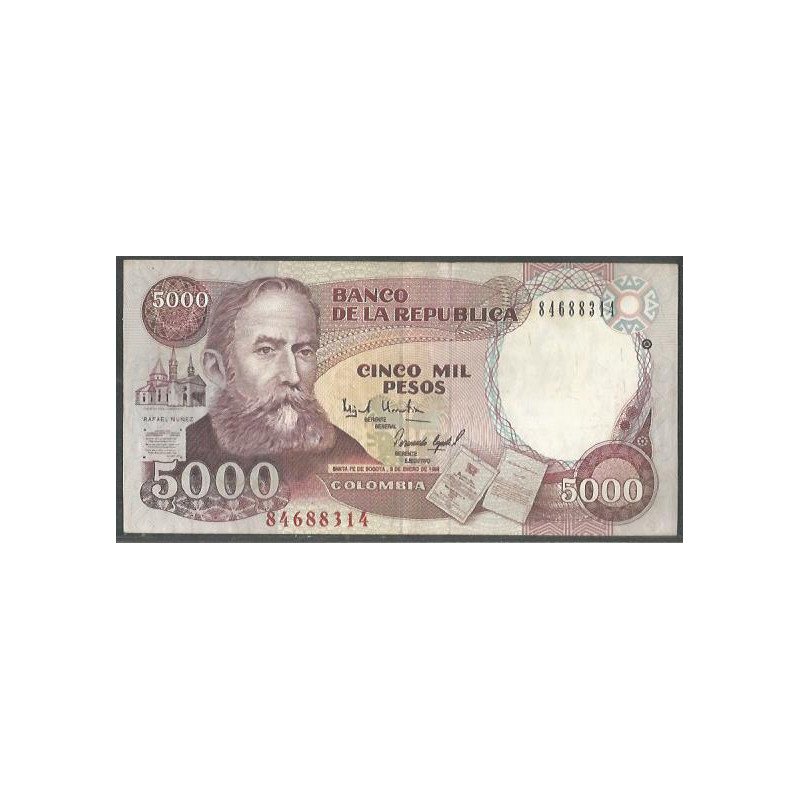 Billete de 5.000 Pesos 3 Ene 1994 BGW510