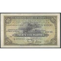 Egipto 25 Piastres 4 Ago...