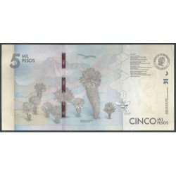 Billete de 5.000 Pesos 26 Jul 2022 Serie BA BGWNF5-