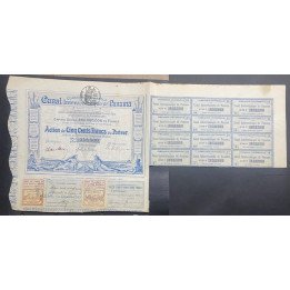 Canal Interoceanique de Panama 500 Francs 29 Nov 1880