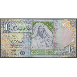 Libya, 1 Dinar ND2002 Firma...