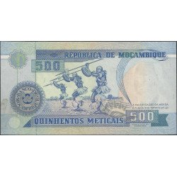 Mozambique 500 Meticais 16 Jun 1991 P134