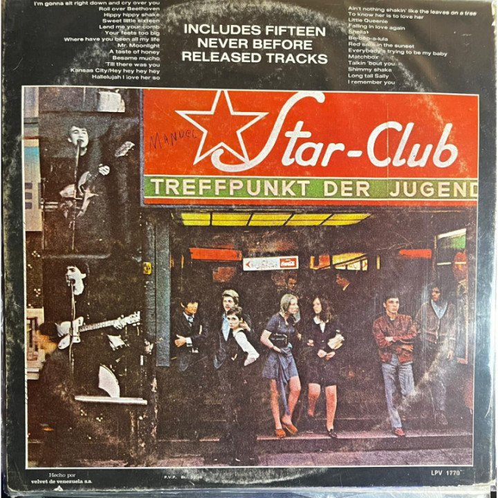 The Beatles - Live ! At the Star-Club in Hamburg Germany (2 Vinilos) reverso