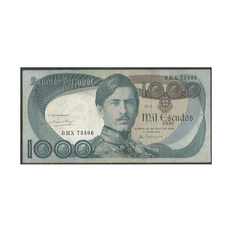 Portugal, 1.000 Escudos 28 May 1968 P175a