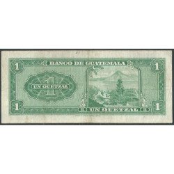 Guatemala, 1 Quetzal 3 Ene 1969 P52f