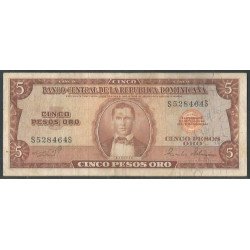 Rep. Dominicana, 5 Pesos...