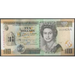 Belize, 10 Dollars 1 Nov...
