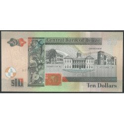 Belize, 10 Dollars 1 Nov 2020 P68f