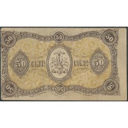 Italia - Banca Toscana 50 Centesimi 24 Abr 1870