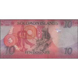 Islas Solomon, 10 Dollars ND2017 P33