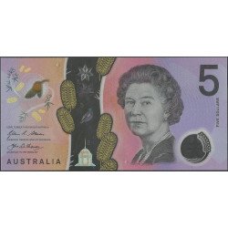 Australia, 5 Dollars 2016 P62a