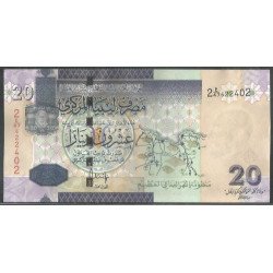 Libya, 20 Dinares ND2009 P74