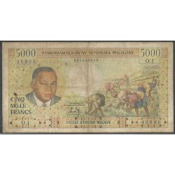 Madagascar, 5.000 Francs...