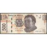 Mexico, 500 Pesos 1 Ago 2017 Serie BM P126LM