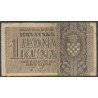Croacia, 1 Kuna 25 Sep 1942 P7b