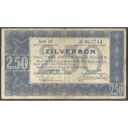 Holanda, 2 1/2 Gulden 1 Oct...