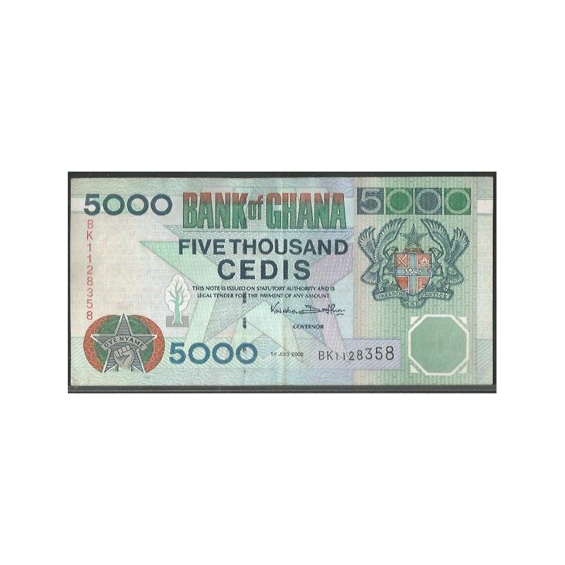 Ghana 5.000 Cedis 1 Jul 2000 P34e