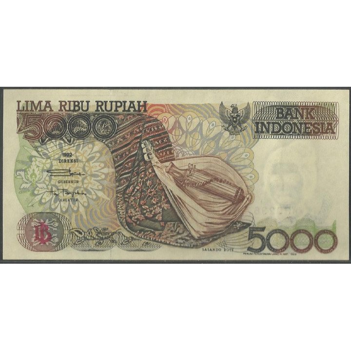 Indonesia 5.000 Rupias 1992 (99) P130h