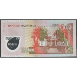 Mauricio, 100 Rupias 2024 P65A