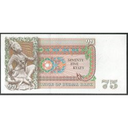 Burma, 75 Kyats ND1985 P65