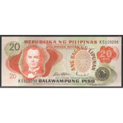 Filipinas, 20 Piso ND1970s...