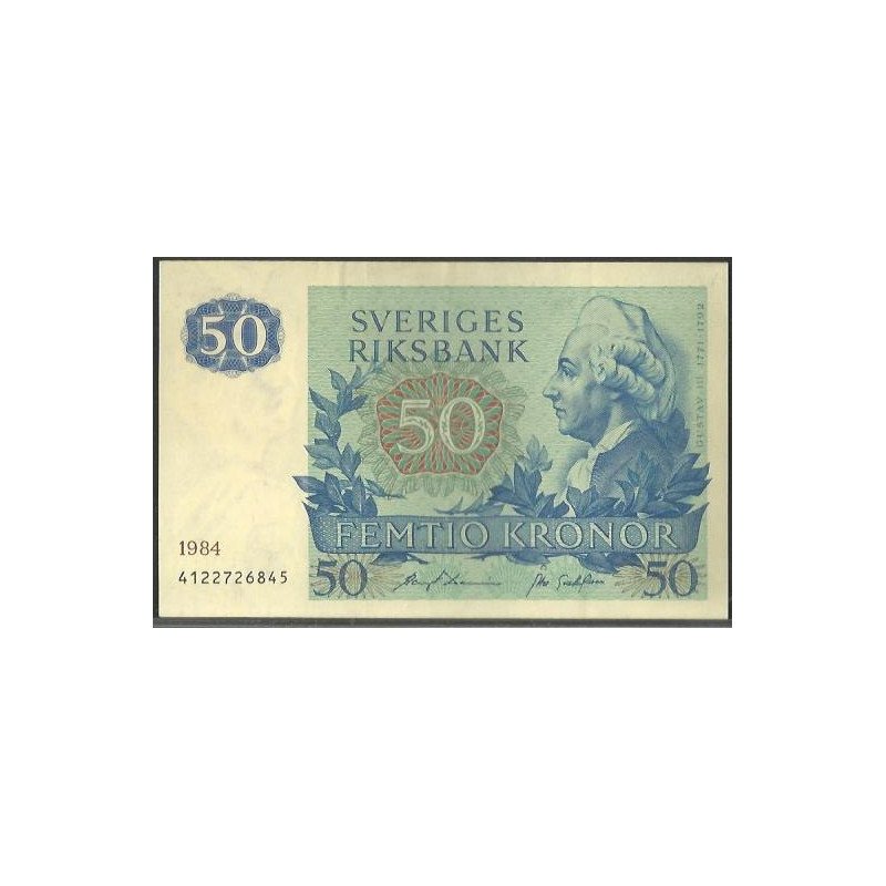 Suecia, 50 Kronor 1984 P53d
