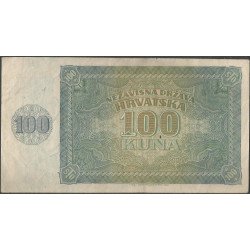 Croacia, 100 Kuna 26 May 1941 P2