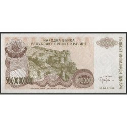 Croacia, 50.000.000.000 Dinara 1993 PR29a