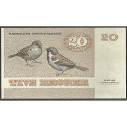Dinamarca, 20 Kroner 1980 P49b