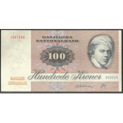 Dinamarca, 100 Kroner 1990...