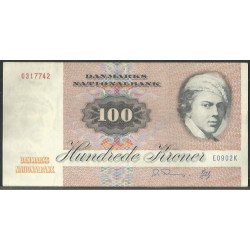 Dinamarca, 100 Kroner 1990...