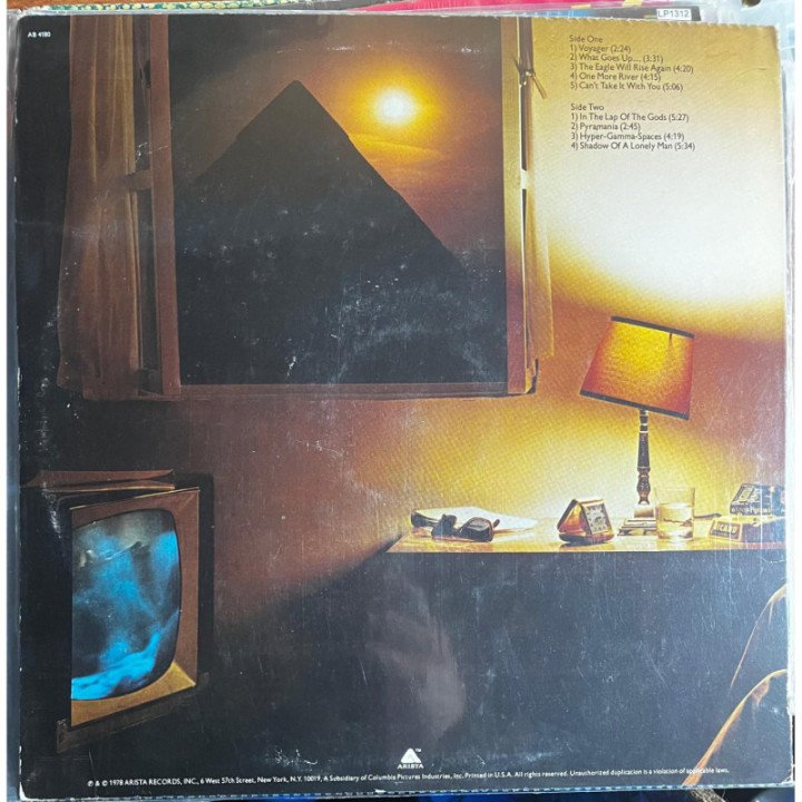 The Alan Parsons Project - Pyramid reverso