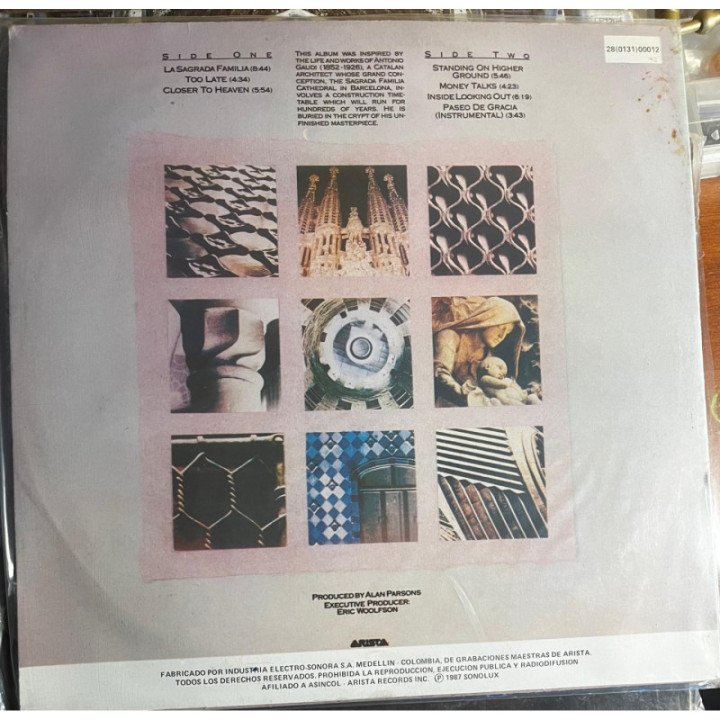 The Alan Parsons Project - Gaudi reverso
