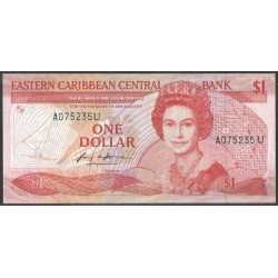 Anguilla, 1 Dollar ND1988-9...