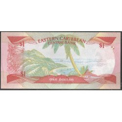 Anguilla, 1 Dollar ND1988-9 P21U