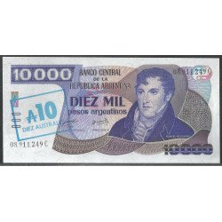 Argentina, 10 Australes...